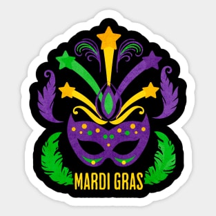 Mardi Gras Sticker